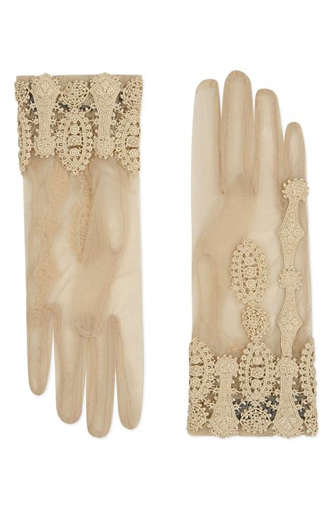 gucci lace glove|tulle gloves fashion Gucci.